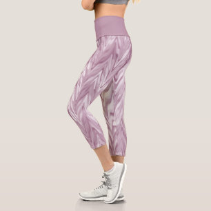 Leggings Capri Zigzag rose