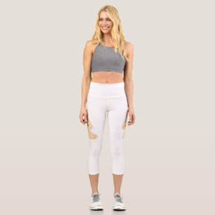Leggings Capri Zoo d'aquarelle Whimsy
