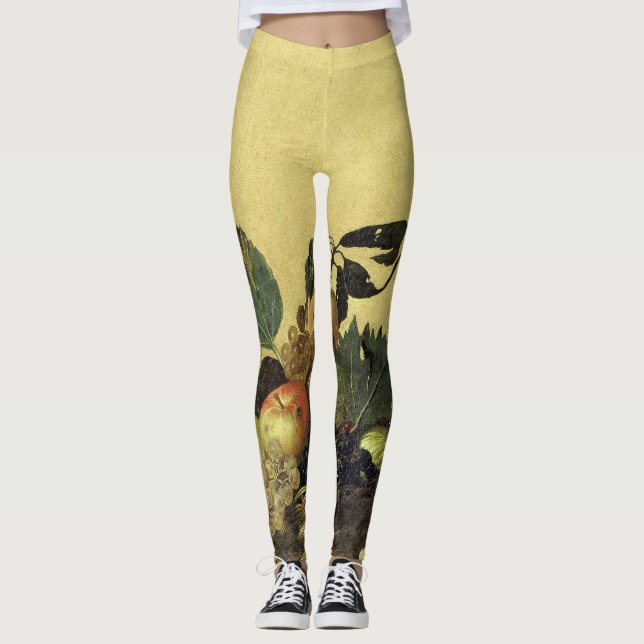 Leggings Caravaggio de Canestra di frutta (Panier de fruits (Devant)