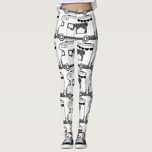 Leggings Caravane de camping RV Thunder_Cove (Devant)
