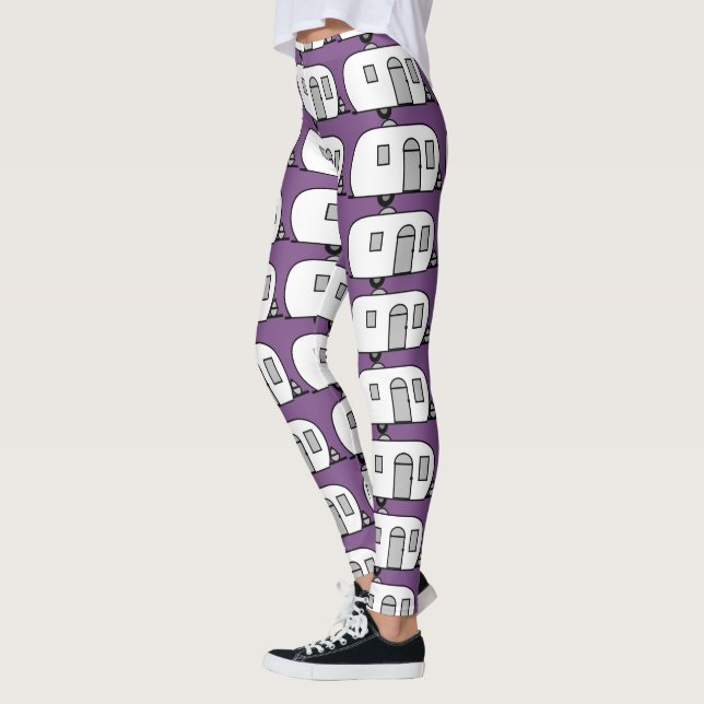 Leggings caravane vintage classique arrondie (Gauche)