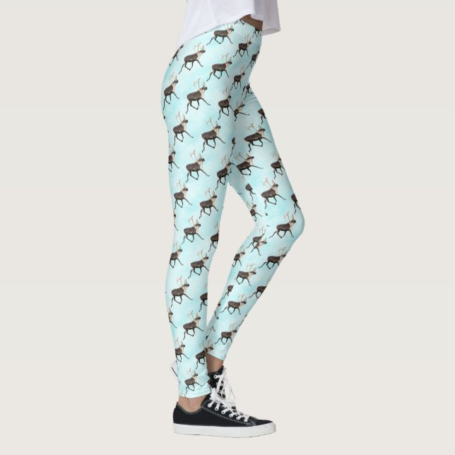 Leggings Caribou Taureau Sur Neige (Droite)