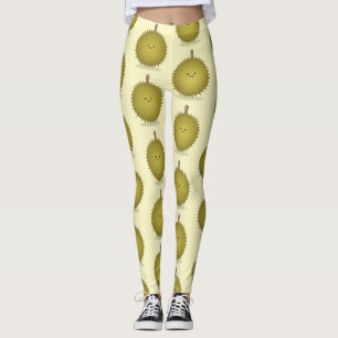 Leggings Caricature de durian joyeux
