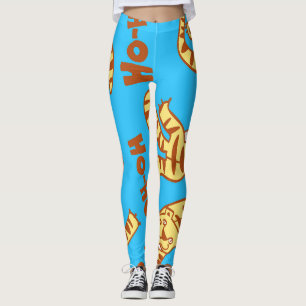 Leggings Caricature De Tiger Cubs : Drôle Sans Seamless.