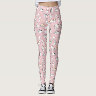 Leggings Caricature Motif mignonne Kawaii Cats