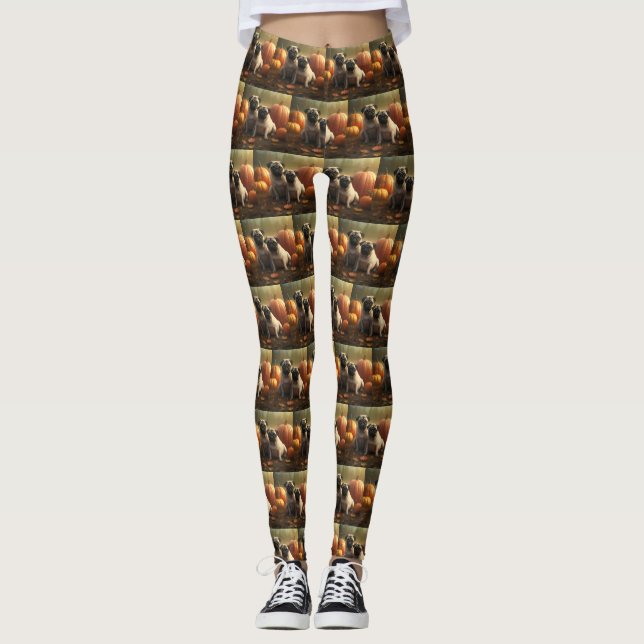 Leggings Carlin Chiot Automne Citrouille de plaisir (Devant)
