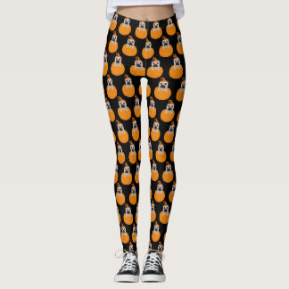 Leggings Carlin et Citrouille d'Halloween