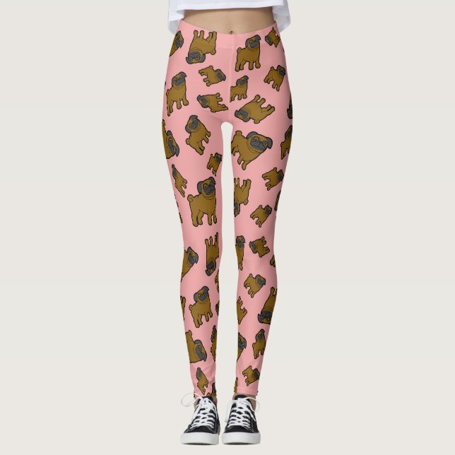Leggings Carlins #6 rose (Devant)