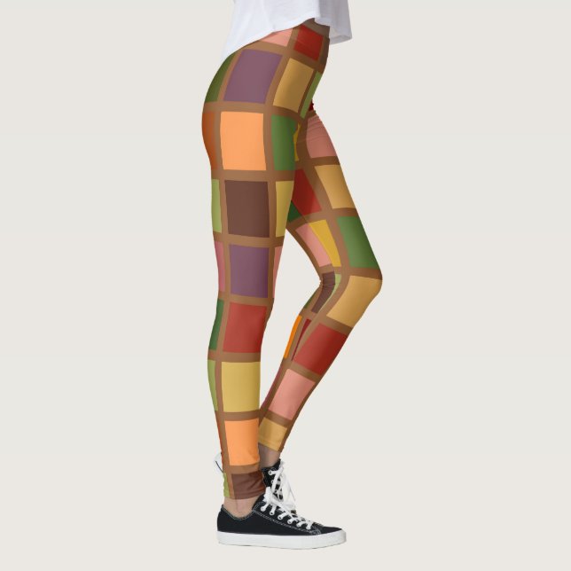 Leggings Carré d'automne (Droite)