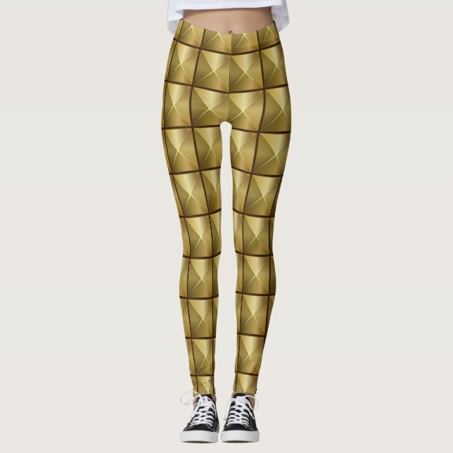 Leggings Carré d'or (Devant)