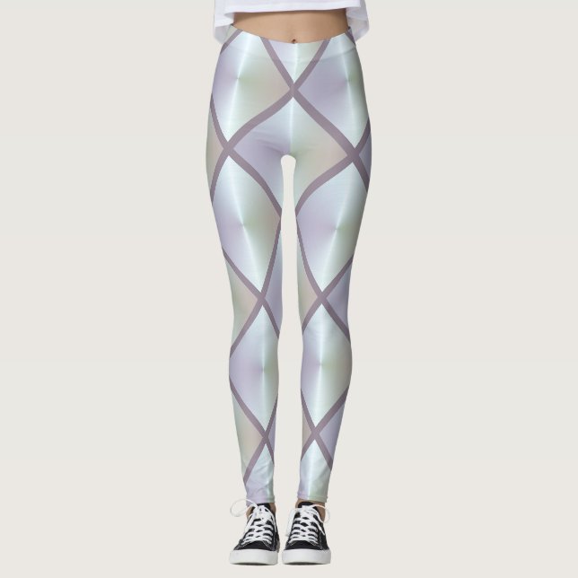 Leggings Carreau Motif Iridescente (Devant)
