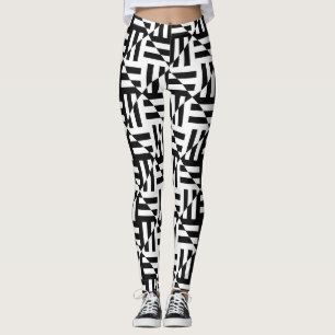 Leggings carreau optique