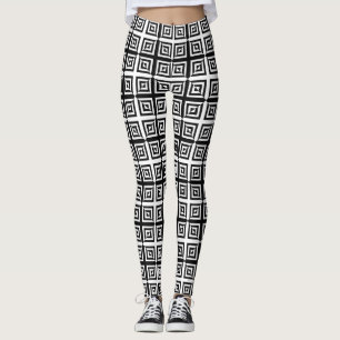 Leggings carreau optique