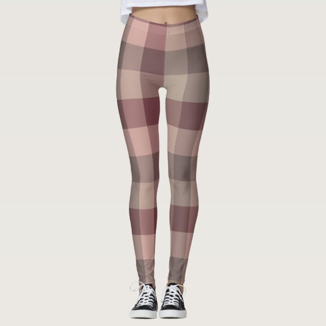 Leggings Carreaux blushwood (Devant)