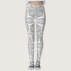 Leggings Carreaux géométriques neutres