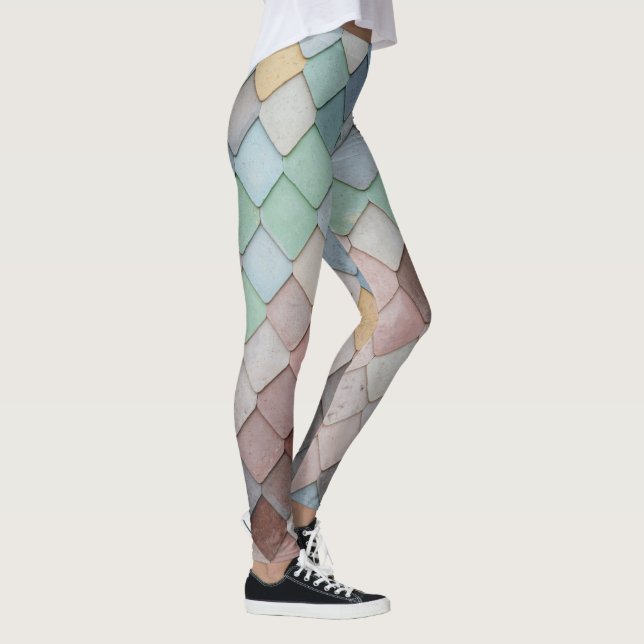 Leggings Carreaux multicolores (Droite)