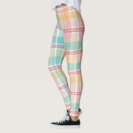 Leggings Carreaux Vichy Multicolores