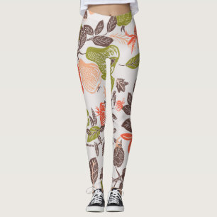 Leggings Carrelage décoratif aux fruits d'automne.