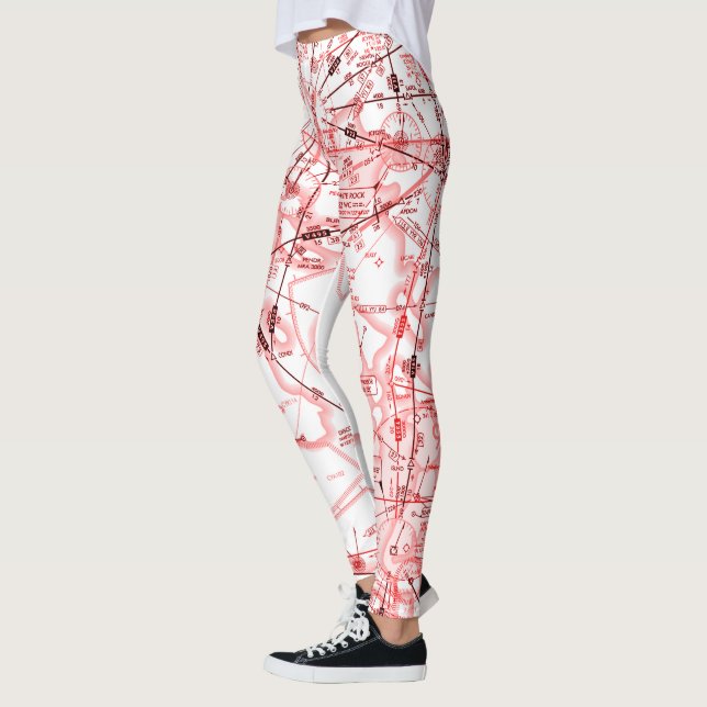 Leggings Carte aérienne (Gauche)