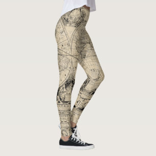 Leggings Carte de cru de Vieux Monde