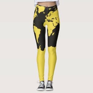 Leggings Carte du monde