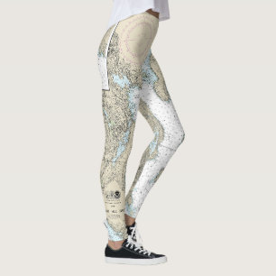 Leggings Carte marine Blue Hill Bay 13316