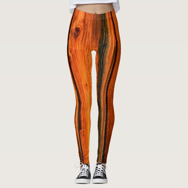 Leggings Carte patinée brune Thunder_Cove (Devant)
