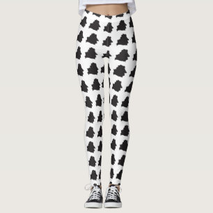 Leggings Carte Silhouette De La Biélorussie