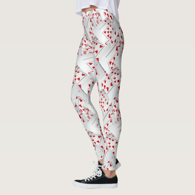 Leggings Cartes De Poker Lucky Sevens, (Gauche)