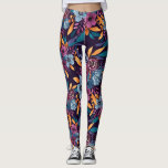 Leggings Cas de Burgundy Navy Mustard Watercolor Flowers<br><div class="desc">This elegant and artsy pattern est parfait pour le meilleur et le stylish woman It feobjets a hand-painted berry burgundy red, navy blue, mustard yellow, emerald green, and classic blue watercolor fall and autumn, flowers and leaves bouquet on top of a purple burgundy background. Artistic, moderne, country, pretty, unique, et...</div>