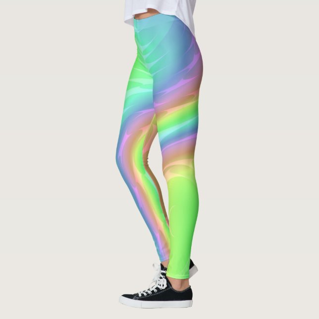 Leggings Cascade Arc-en-Ciel (Gauche)