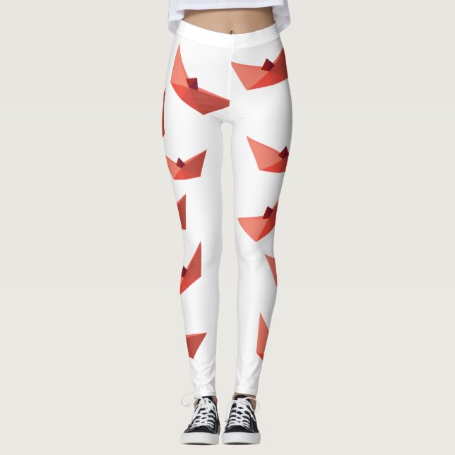 Leggings Casquettes Origami (Devant)