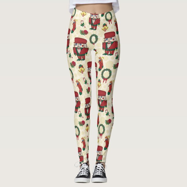 Leggings Casse-Noisette Noël de fêtes (Devant)