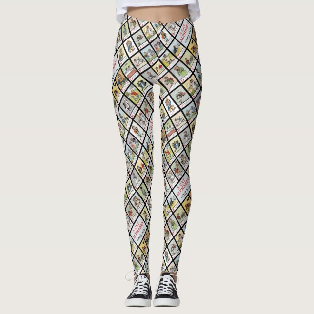 Leggings Cat Alphabet, Louis Wain (Devant)