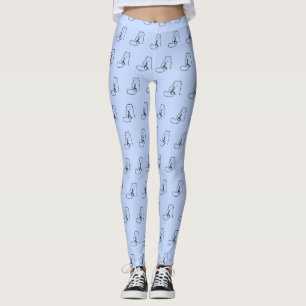 LEGGINGS CAT ET MUSIQUE NOTE