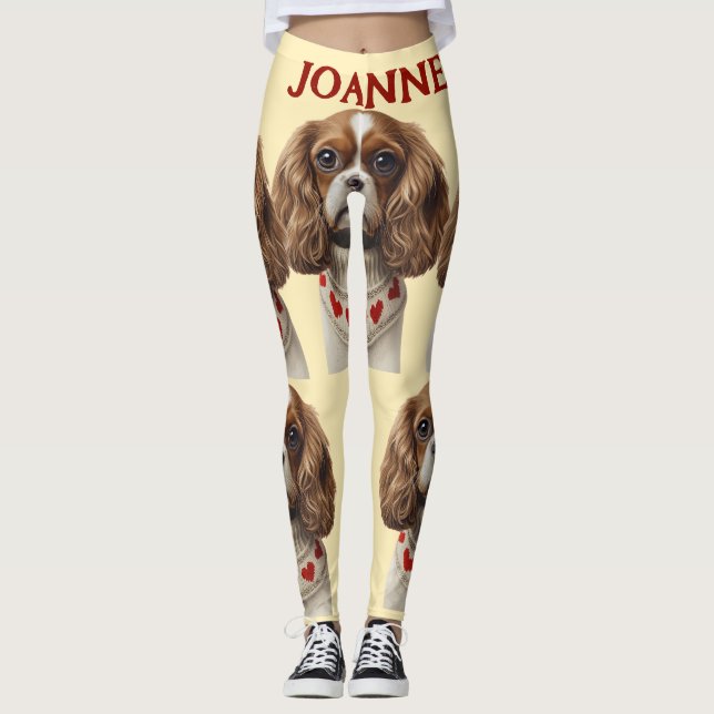 Leggings cavalier Cœur d'Amour (Devant)