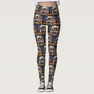 Leggings Cavalier King Charles Spaniel Citrouille Halloween