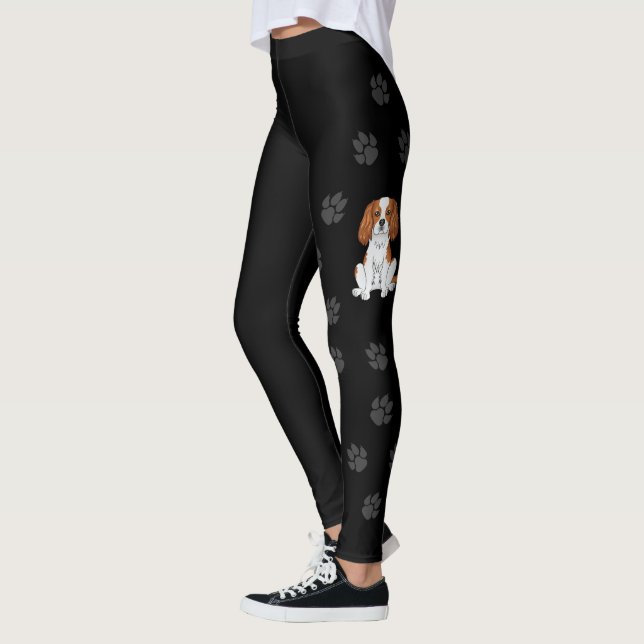 Leggings Cavalier King Charles Spaniel & Pattes de Blenheim (Gauche)