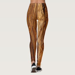 Leggings Cèdre texturé en écorce de bois