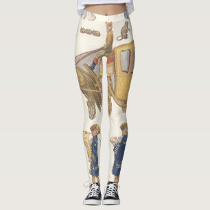 Leggings Cendrillon, Jouets de poupées en papier victorien 