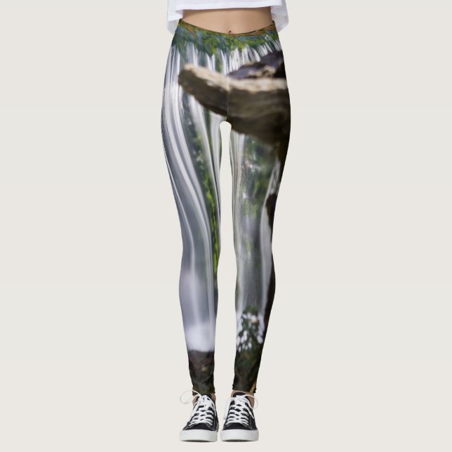 Leggings Centré sur la cascade (Devant)