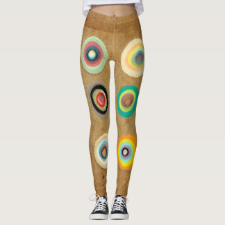 Leggings Cercles Abstraits Rupydetequila colorée