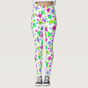Leggings Cercles abstraits sans couture rond points confett