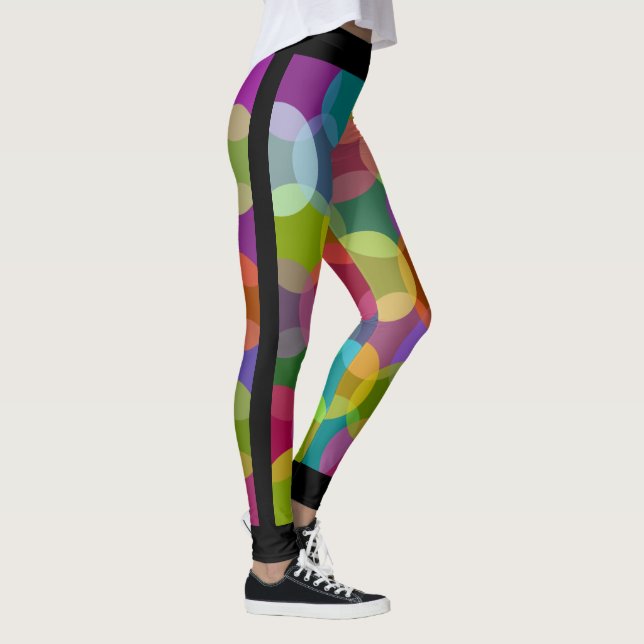 Leggings Cercles Colorés Socialite (Droite)
