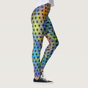 Leggings Cercles de bordure faibles sur l'arrière - plan de