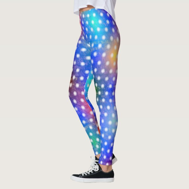 Leggings Cercles de bordure faibles sur l'arrière - plan de (Gauche)