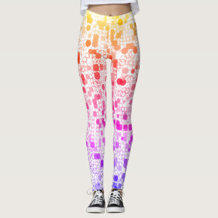 Leggings Cercles géométriques colorés jolis 