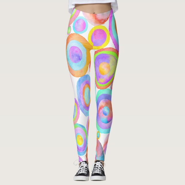Leggings Cercles Heureux (Devant)