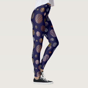 Leggings Cercles métalliques