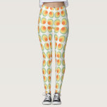Leggings Cercles vintages motif<br><div class="desc">Vintage rétro cercles motif, avec un 60s les années 70 esthétique.</div>